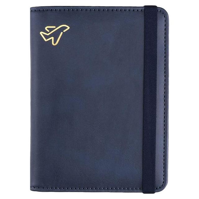 WALNEW RFID Passport Holder Cover Wallet for Women Men, PU Leather Card Holder Passport Case Travel Essentials for Family Vacation