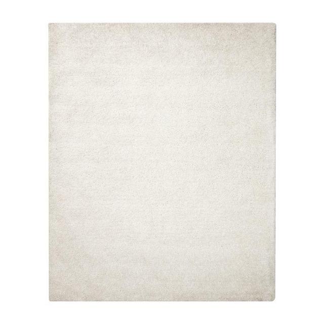 Microplush Easy Care Shag Rug, 8 x 10', Ivory