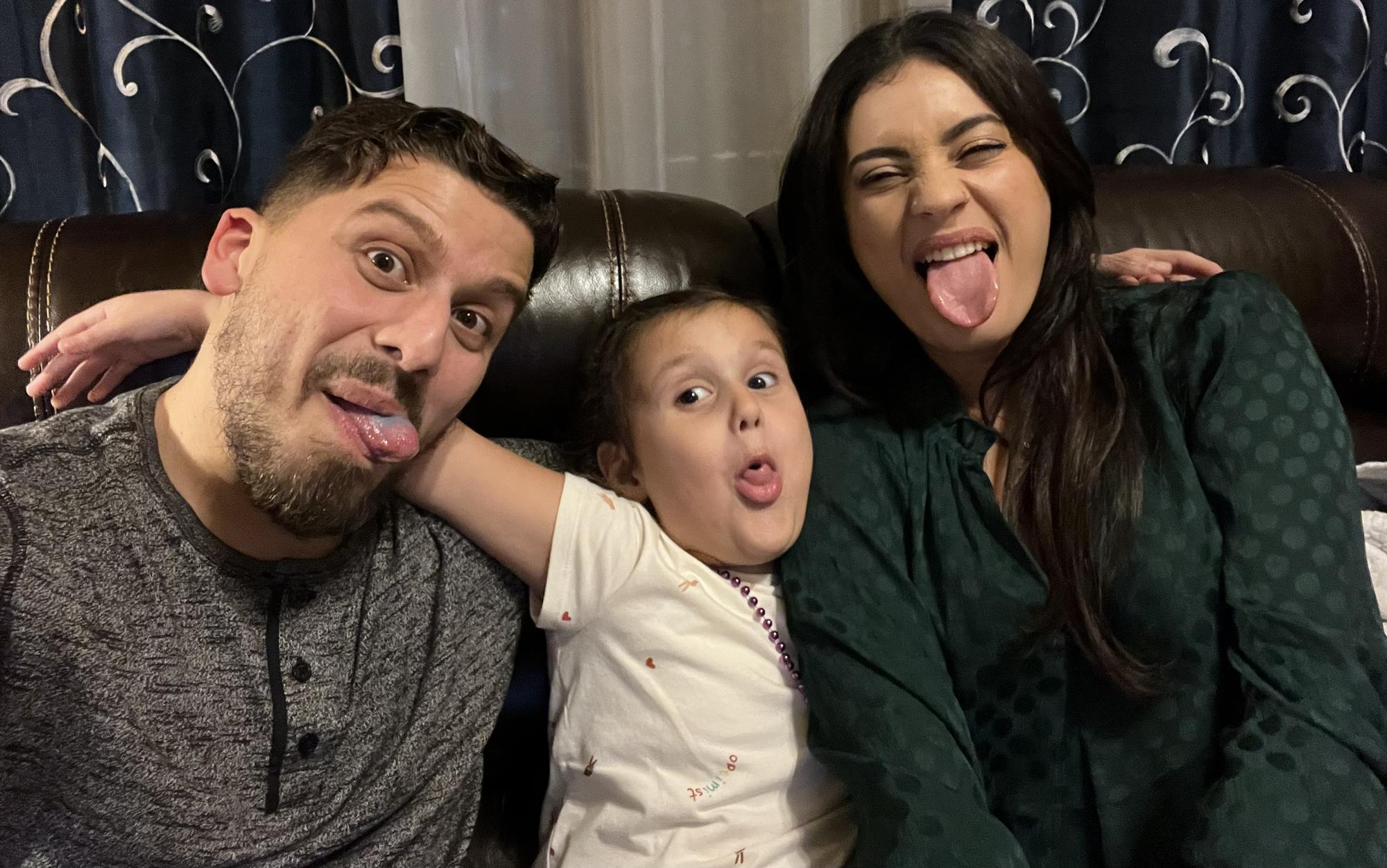 New Years 2022. Hanging out with Stephanie’s niece, Charlotte.