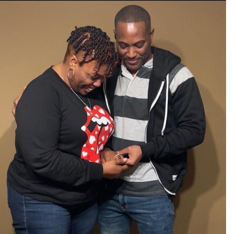 His declaration of love, I said yes!!
