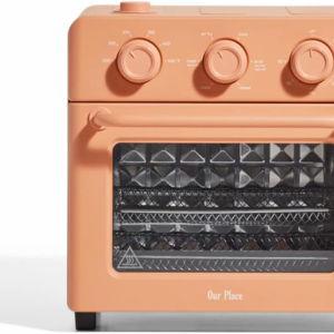 Our Place Wonder Oven | 6-in-1 Air Fryer & Toaster Oven with Steam Infusion | Compact, Countertop Friendly, Fast Preheat, Multifunctional | Air Fry, Toast, Roast, Bake, Reheat & Broil | Spice