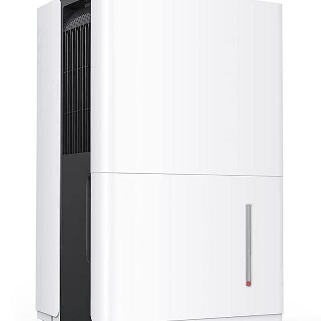 Dehumidifier with Pump 50 Pint 4,500 Sq. Ft, Dehumidifiers for Large Room or Basements 6L Water Tank with Drain Hose Intelligent Humidity Control, Continuous Drainage Bedroom Bathroom