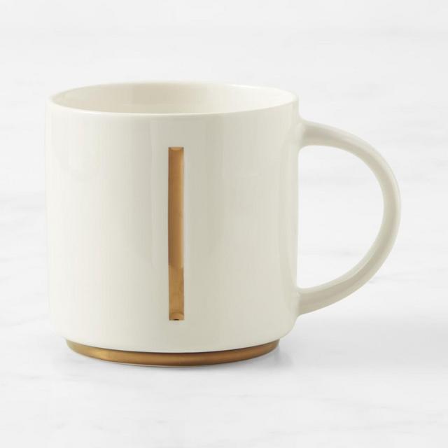Gold Monogram Mug, I