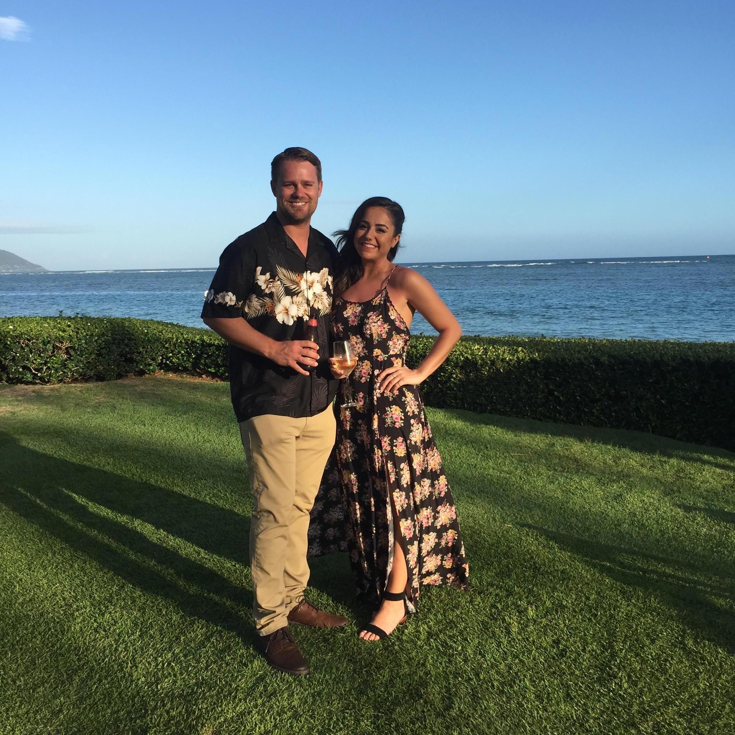 Celebrating Shelby and Emrick in Hawaii!