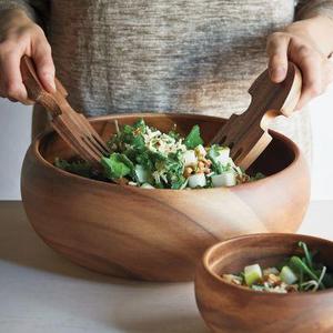 Sur La Table - Acacia Wood Salad Hands, Set of 2