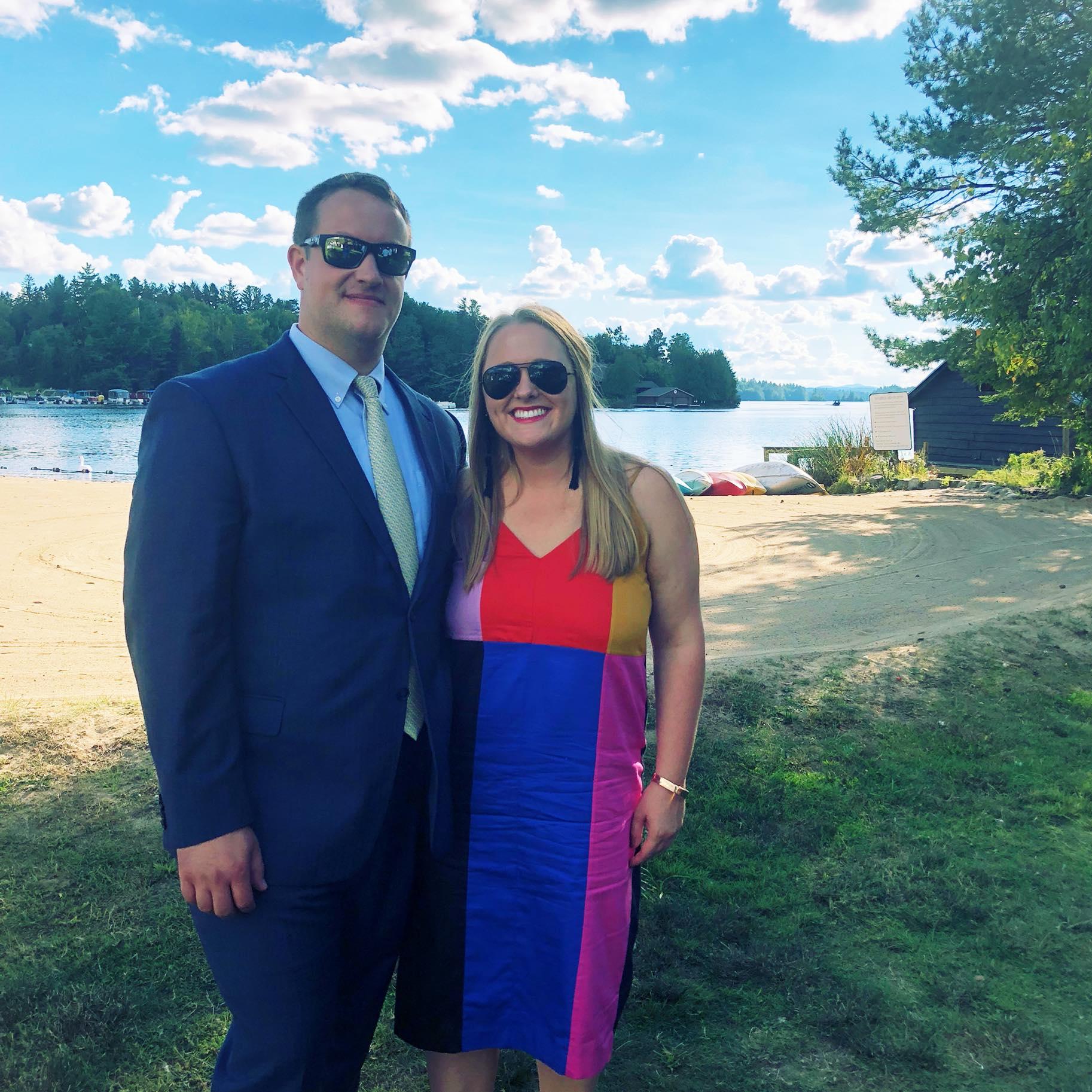 Just a beautiful ADK day for a wedding