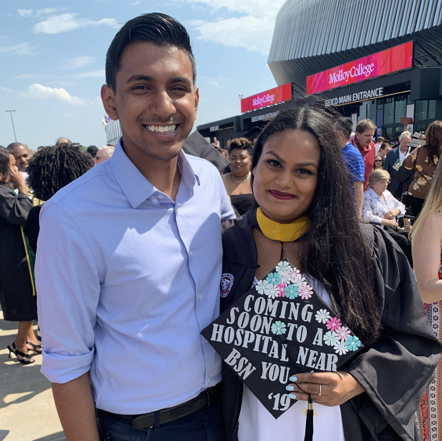 Roshanie's Nursing school graduation