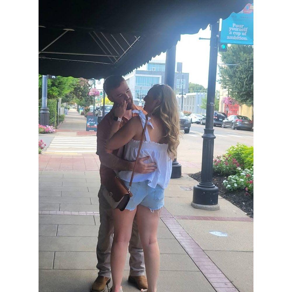 Mina bought her dress and HAD to share her excitement with Bailey!