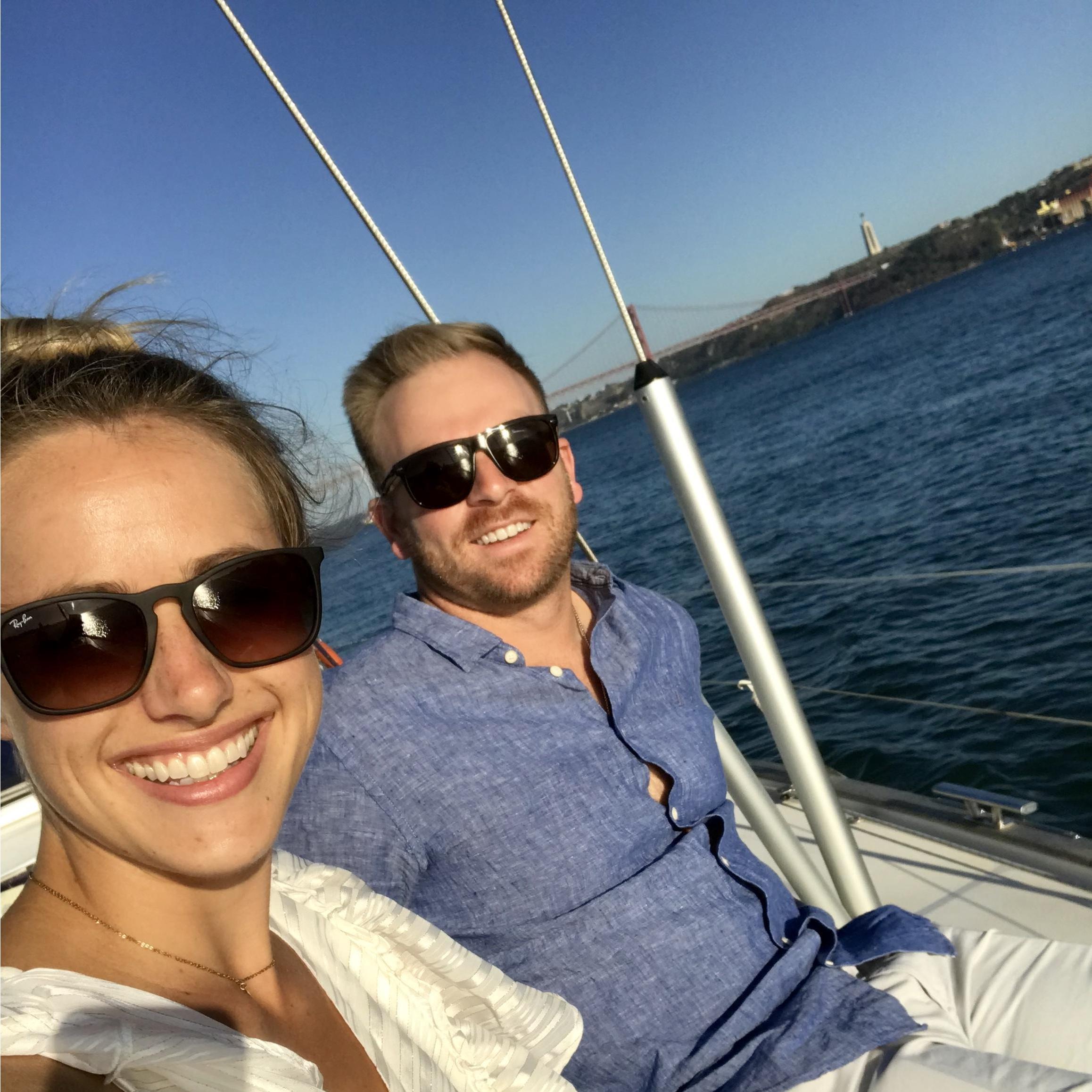 Sailing in Lisbon, 2019.