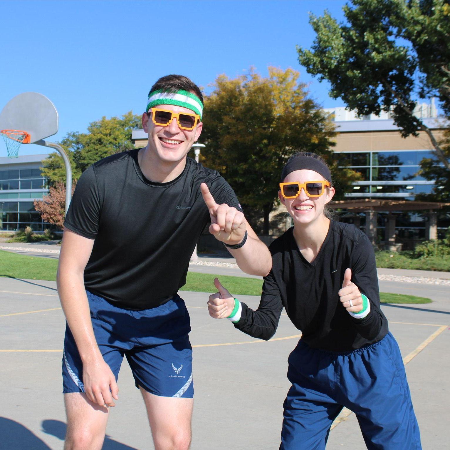 Classic Couple bonding during Detachment 90's Tri-Det (fun fact; we were undefeated)