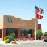 Turquoise McDonald's Sign