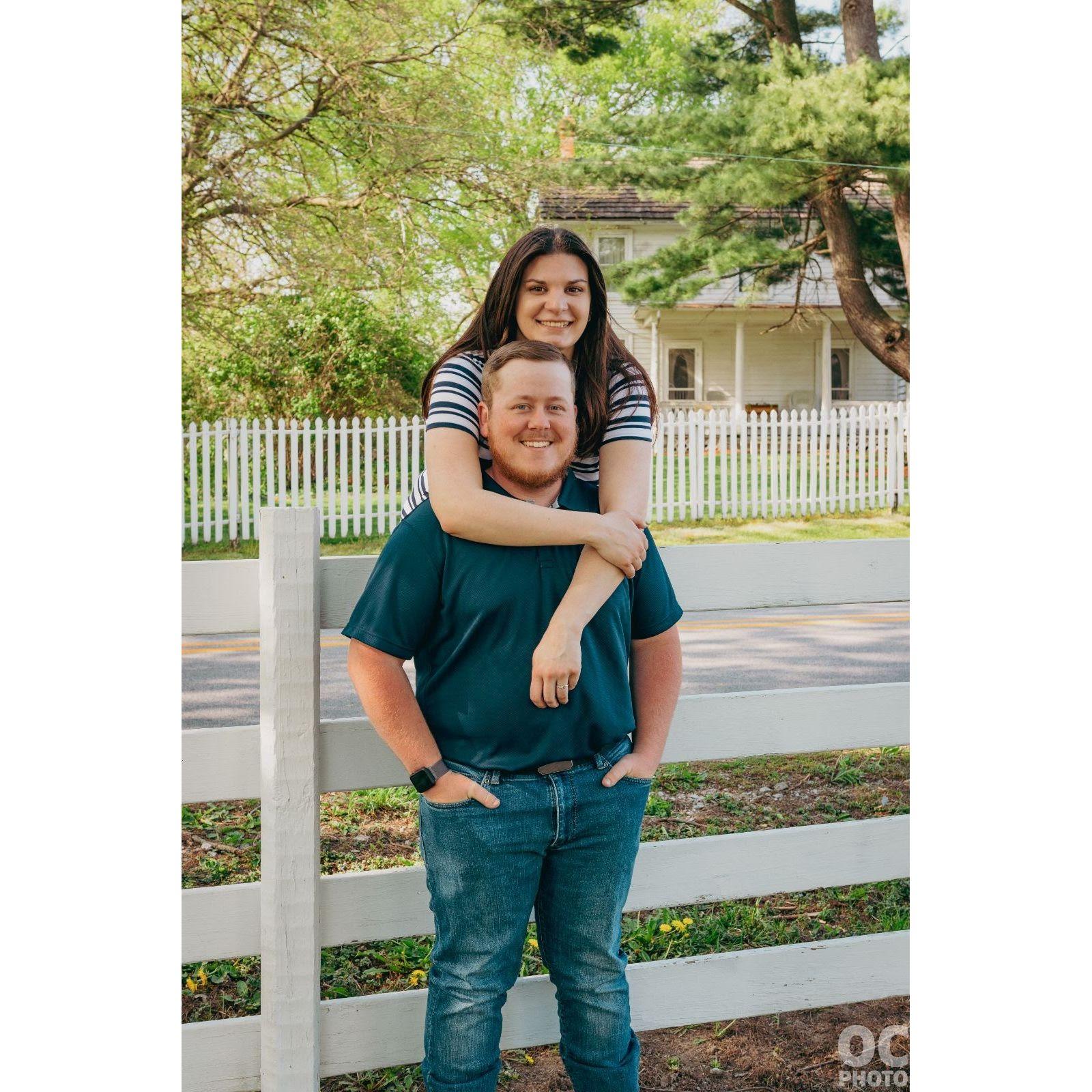 Our first ever professional photo together