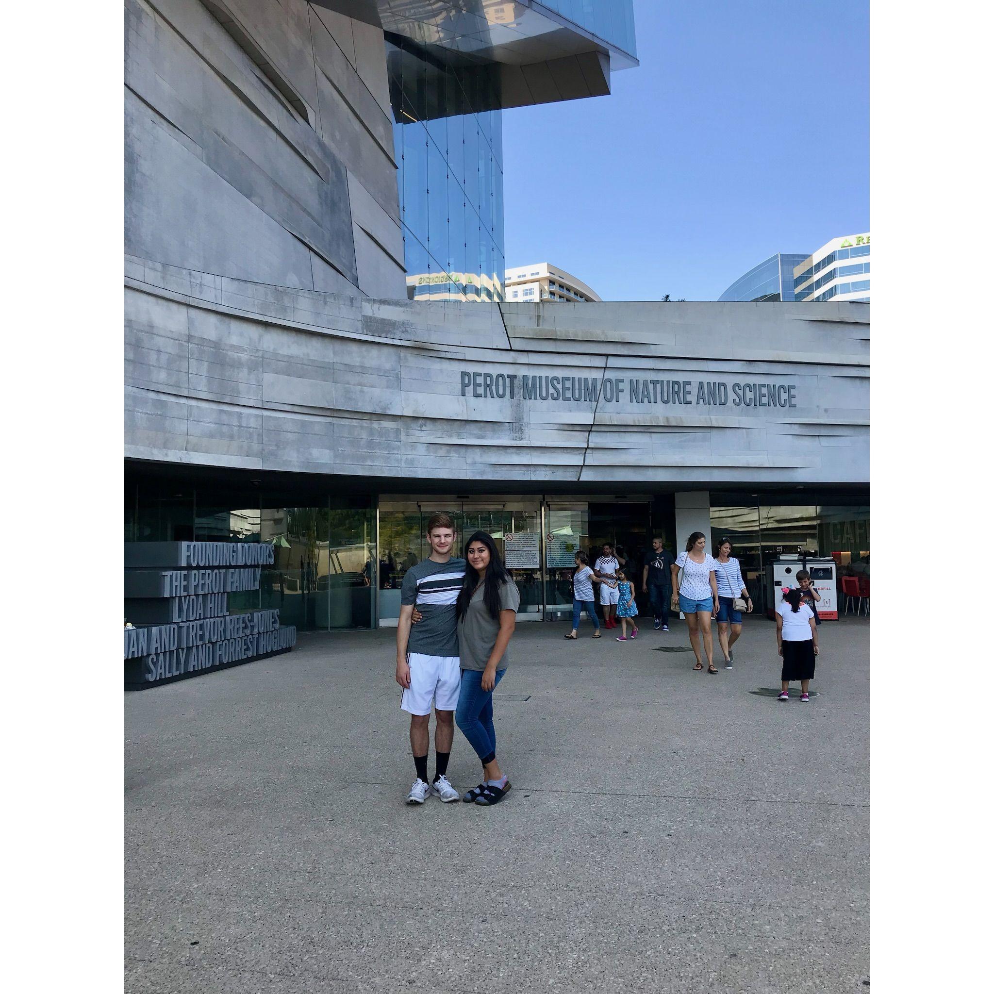 Perot Museum in Dallas. July 2018