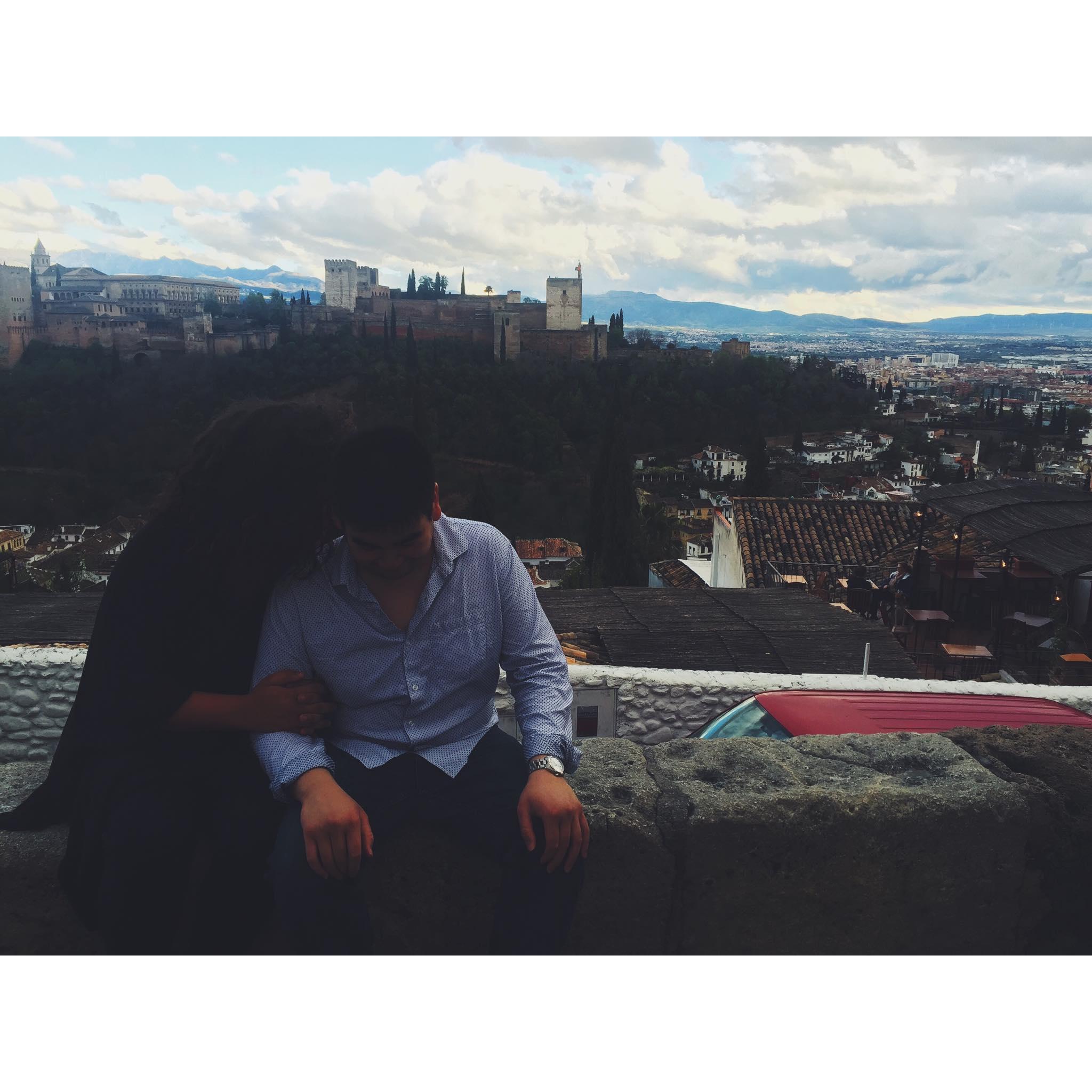 Dan visits Taylor studying abroad in Granada, Spain for our 1st anniversary. April 2016!