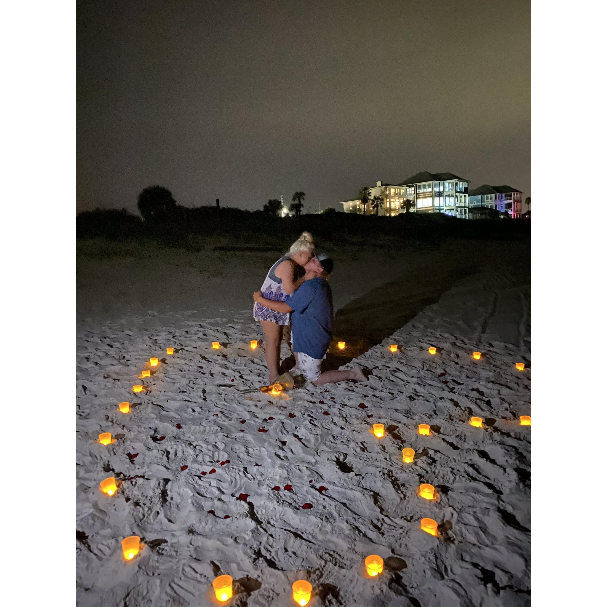 The night I said YES!!