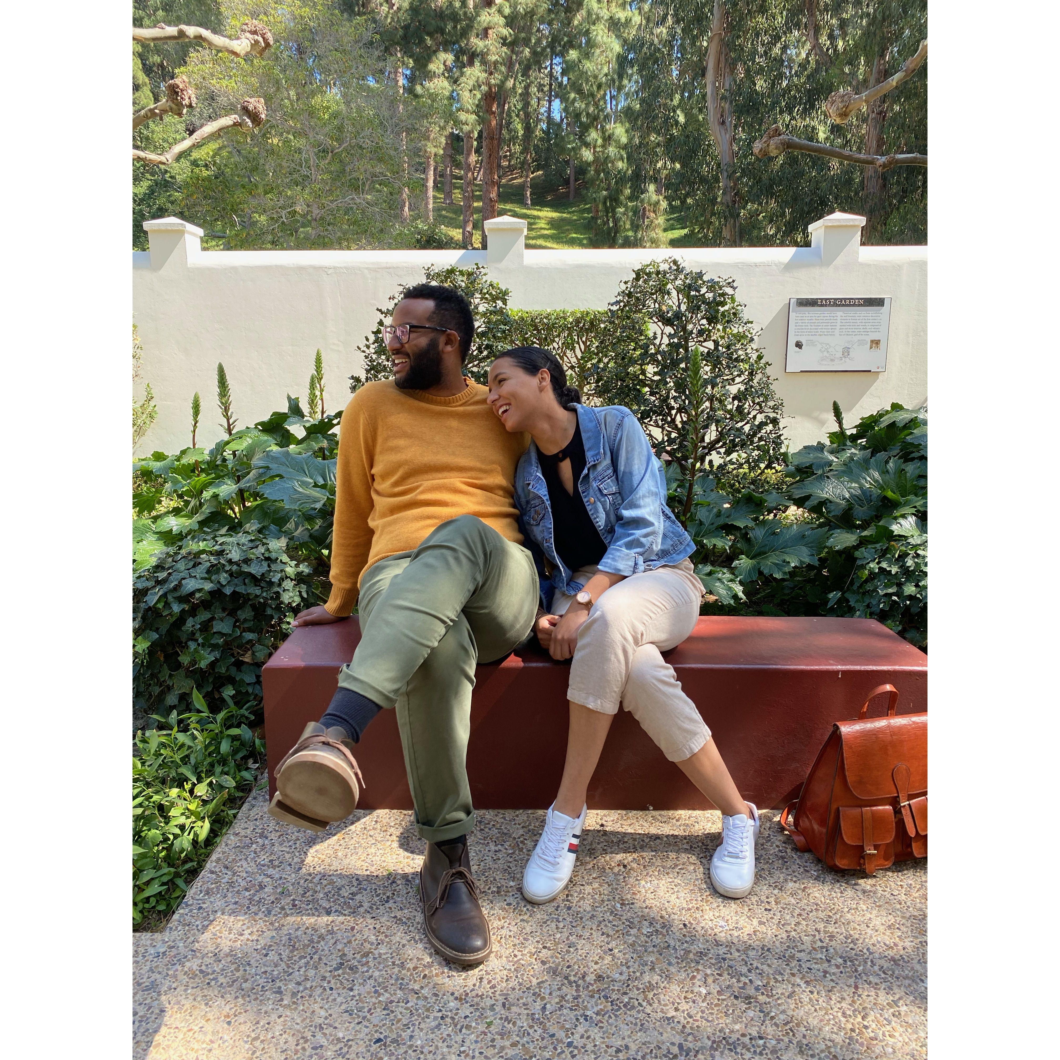 Date day at the Getty in Malibu with friends, thanks Izzie!