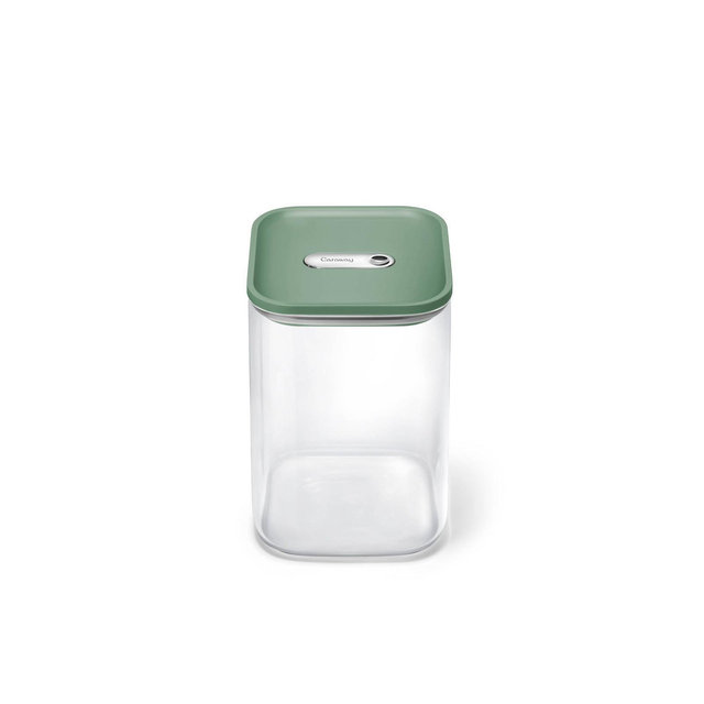 Caraway Home Large Glass Airtight Container Sage