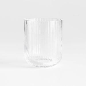 Symphony 16-Oz. Fluted Glass + Reviews | Crate & Barrel