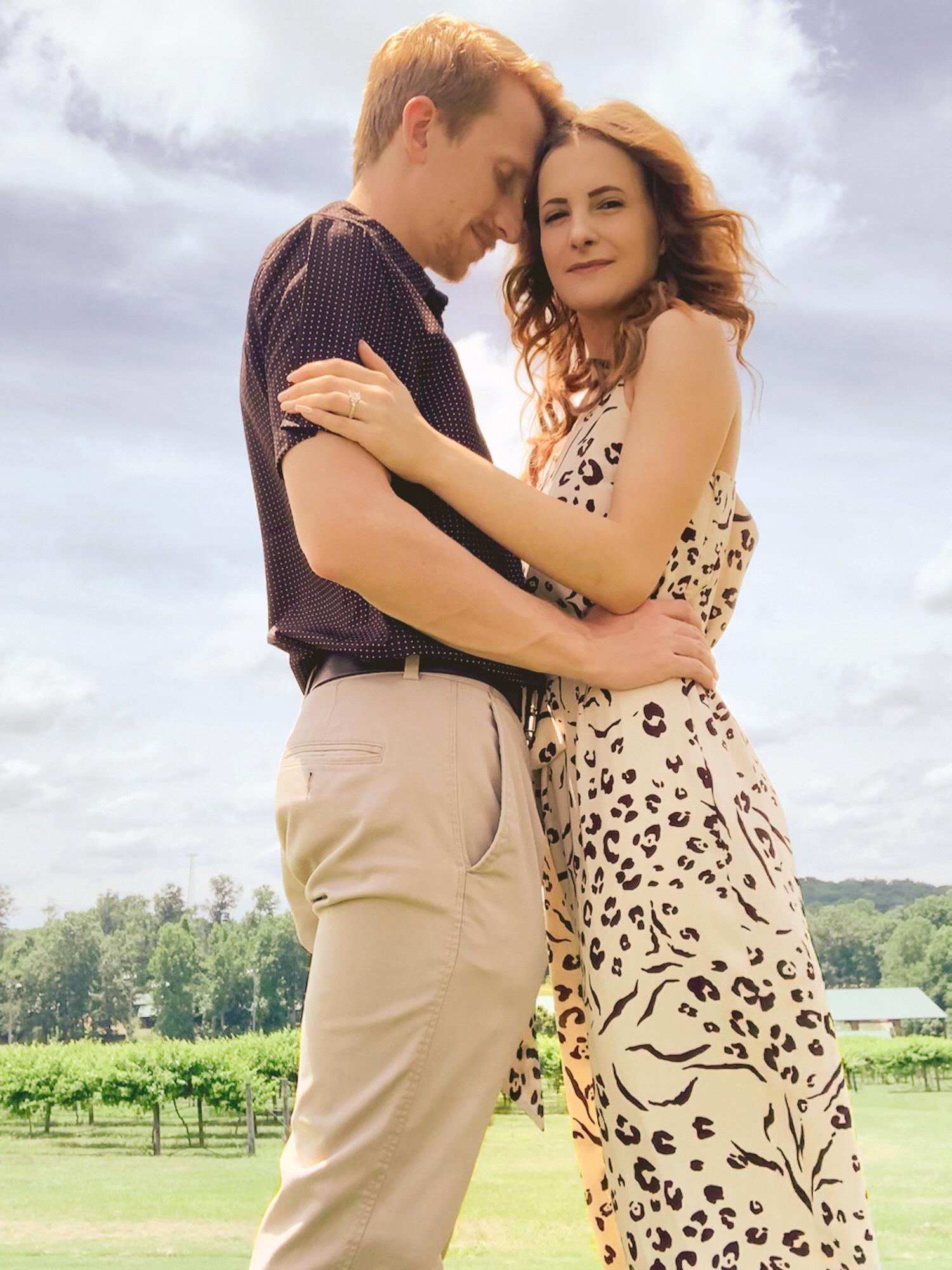 Newly engaged.