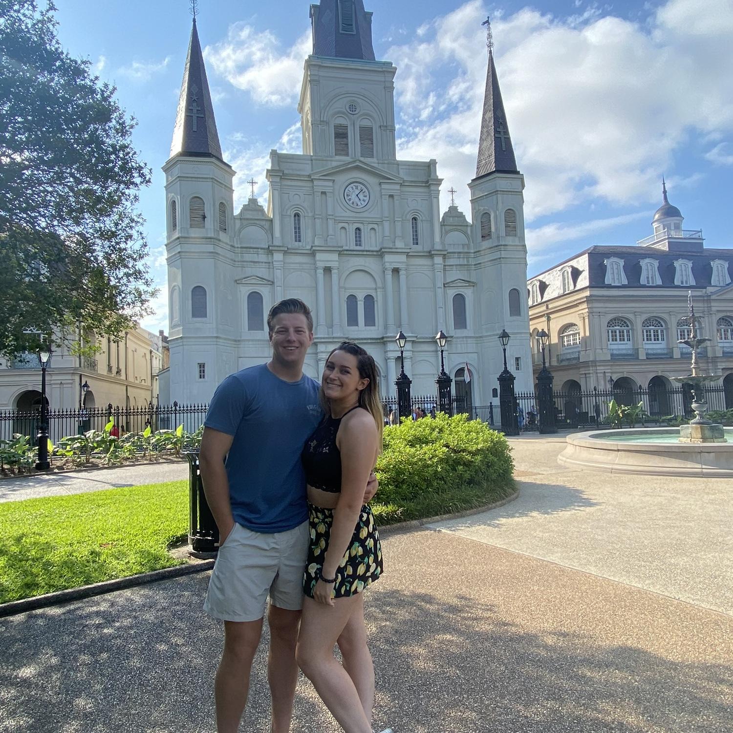 Danny's fraternity formal in New Orleans!
