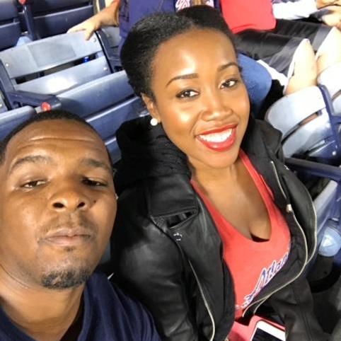 Carmen's first Braves game!