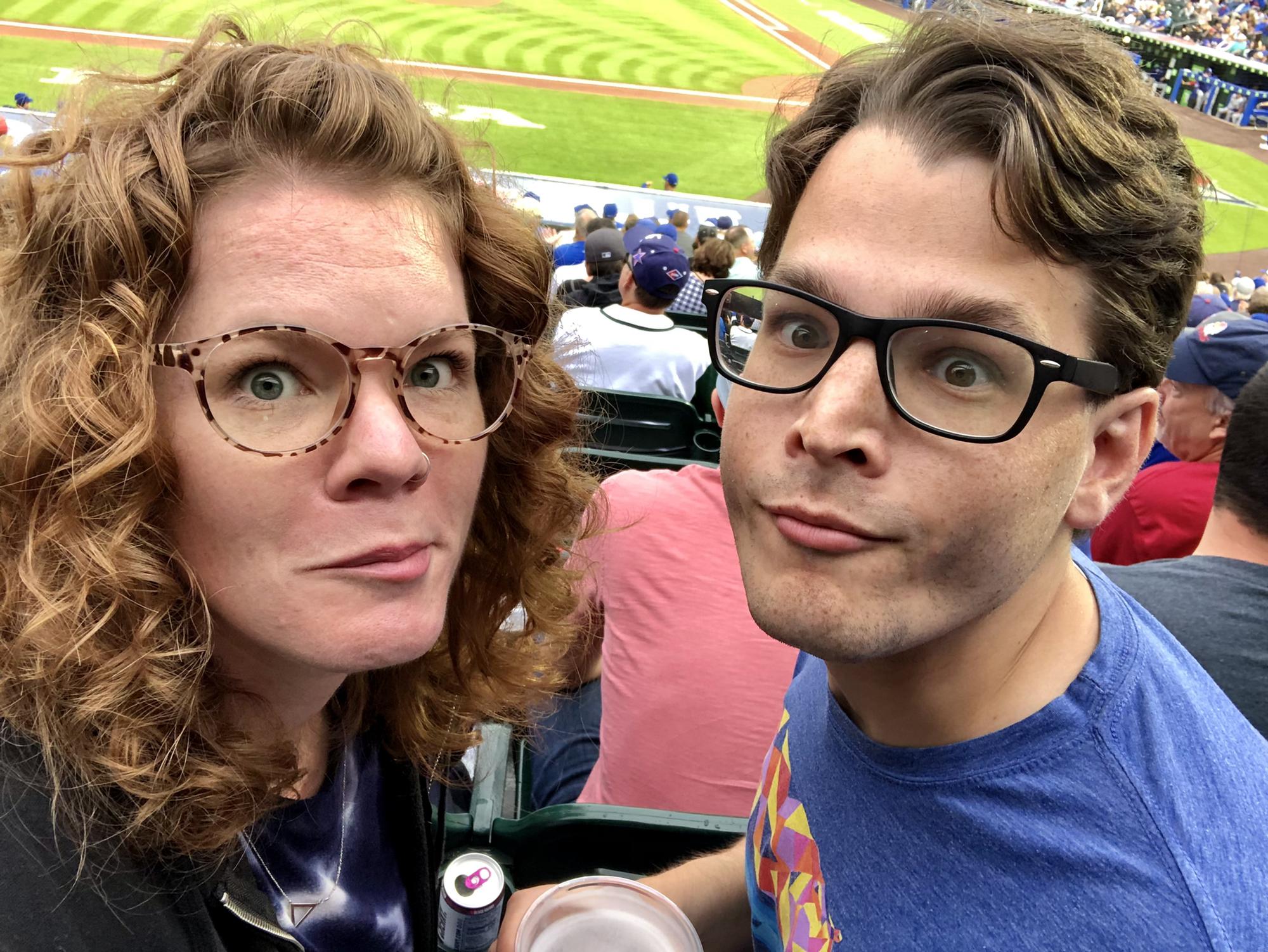 Blue Jays game in Buffalo.