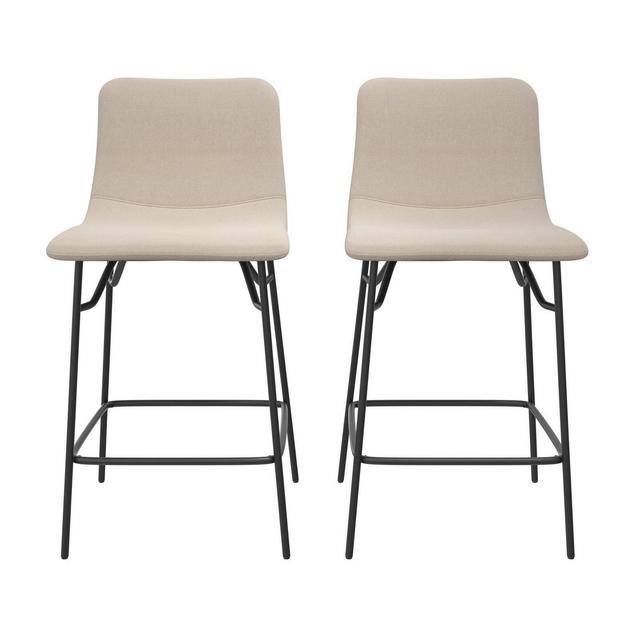 2pk Turnbull Counter Height Barstools Cream - Project 62™