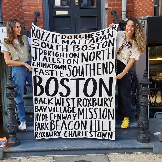 The Boston Throw Blanket - an Olives & Grace exclusive