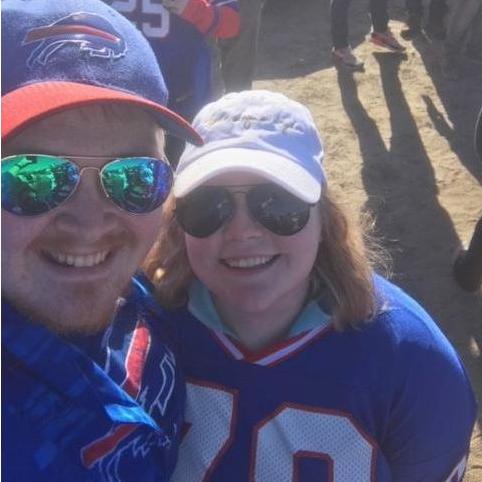 At the first Bill's playoff game in 17 years.