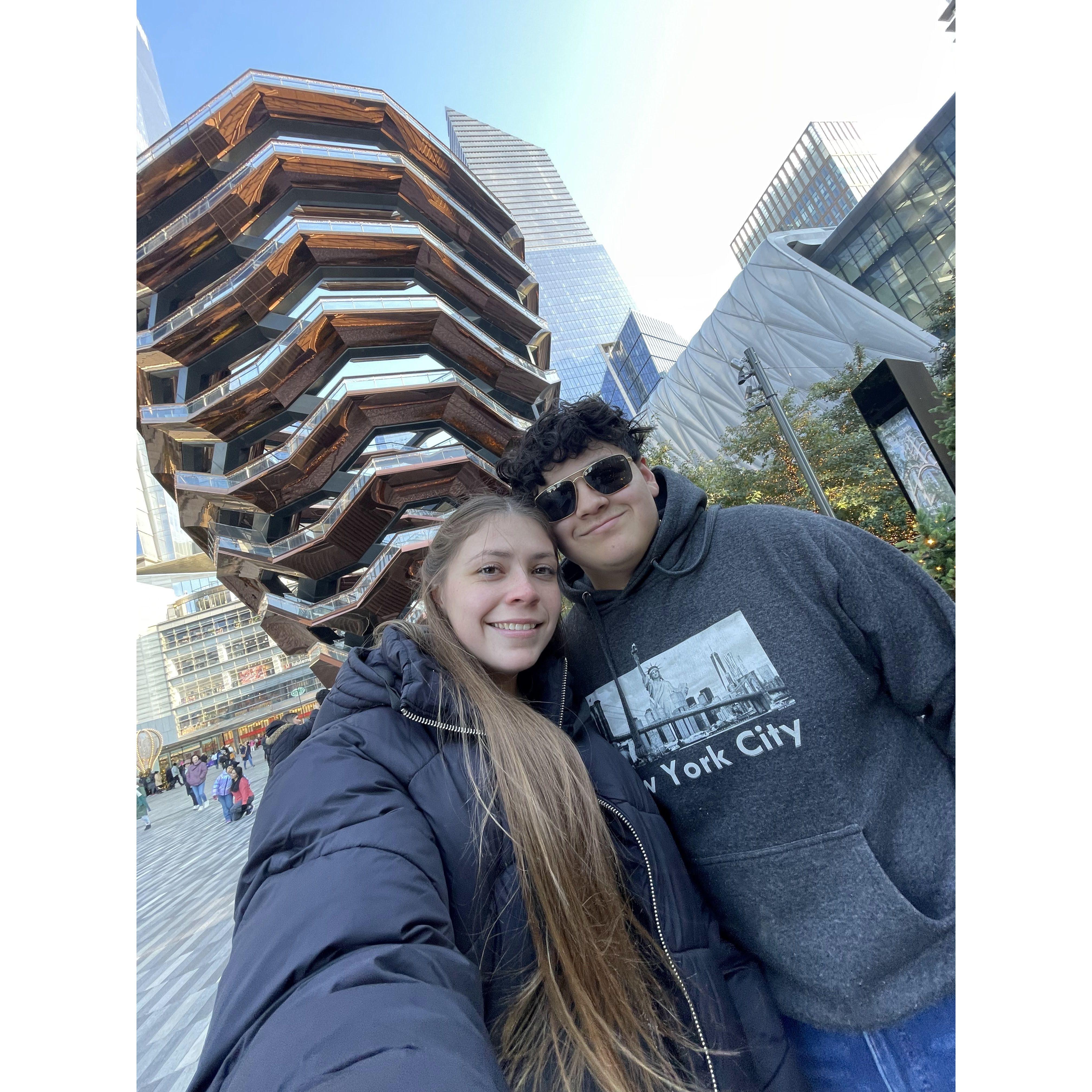 One of our New York City trips, where we visited The Vessel at Hudson Yards