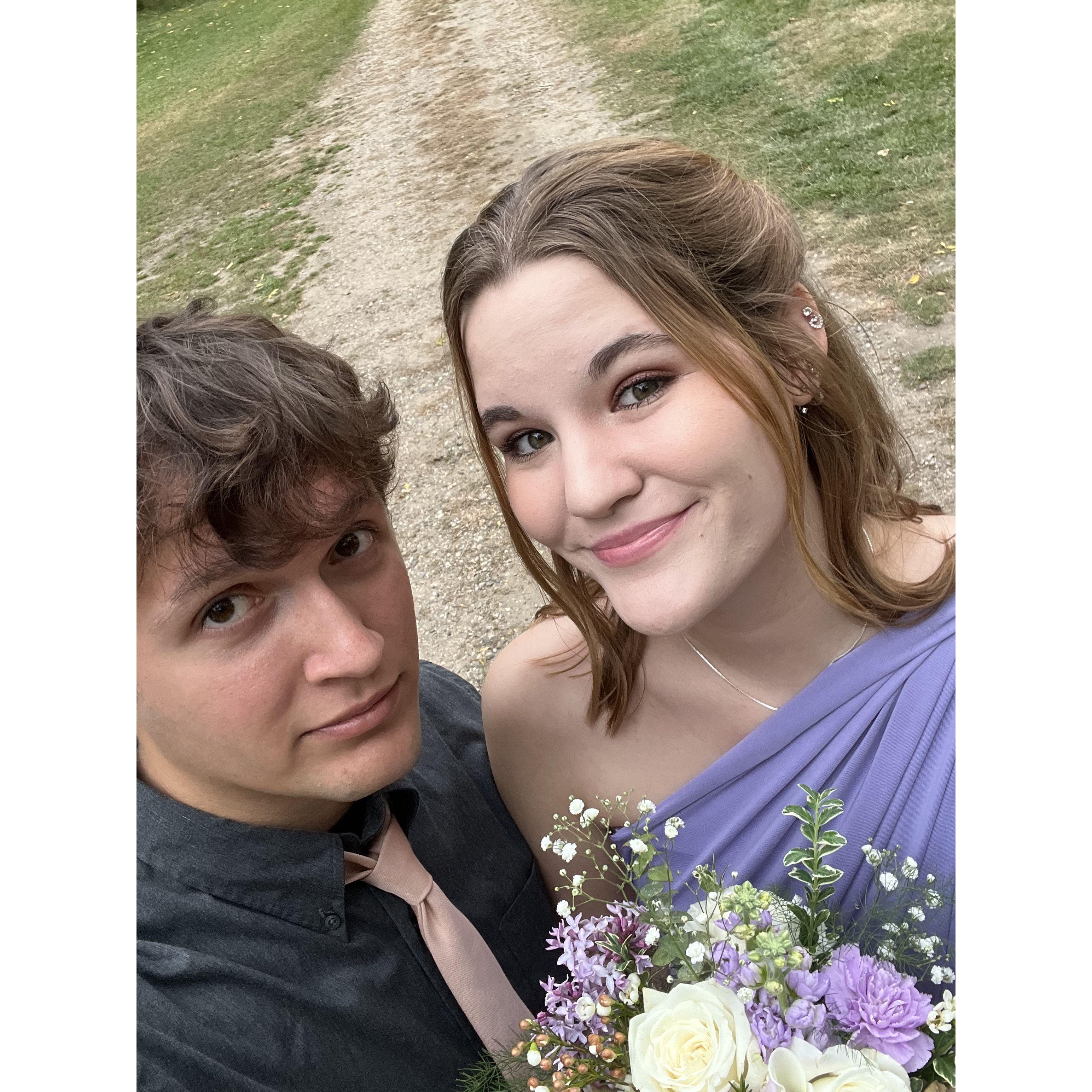 Maid of honor at my sisters wedding in October