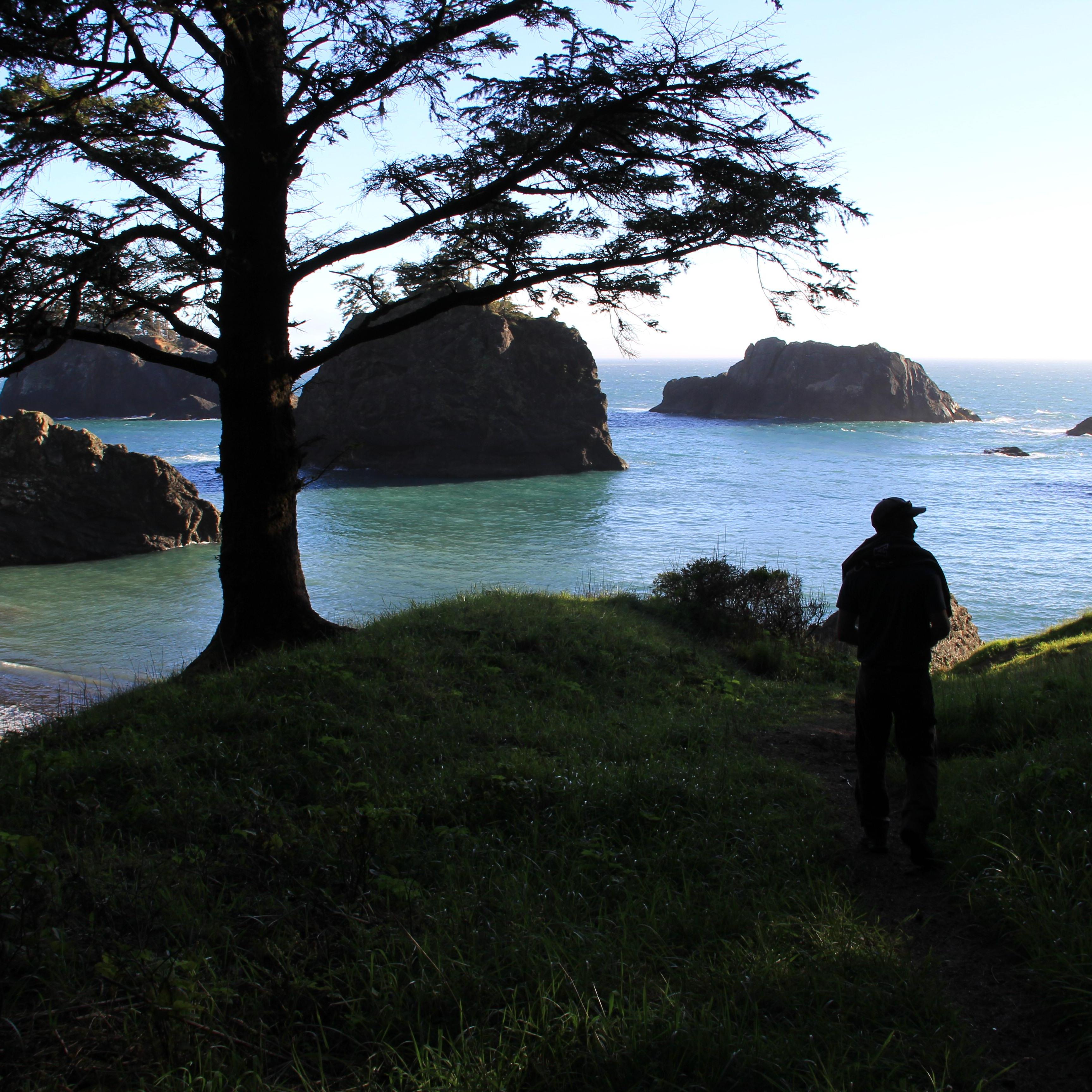 Kelsey caught a glimpse of a wandering scallywag in Oregon.