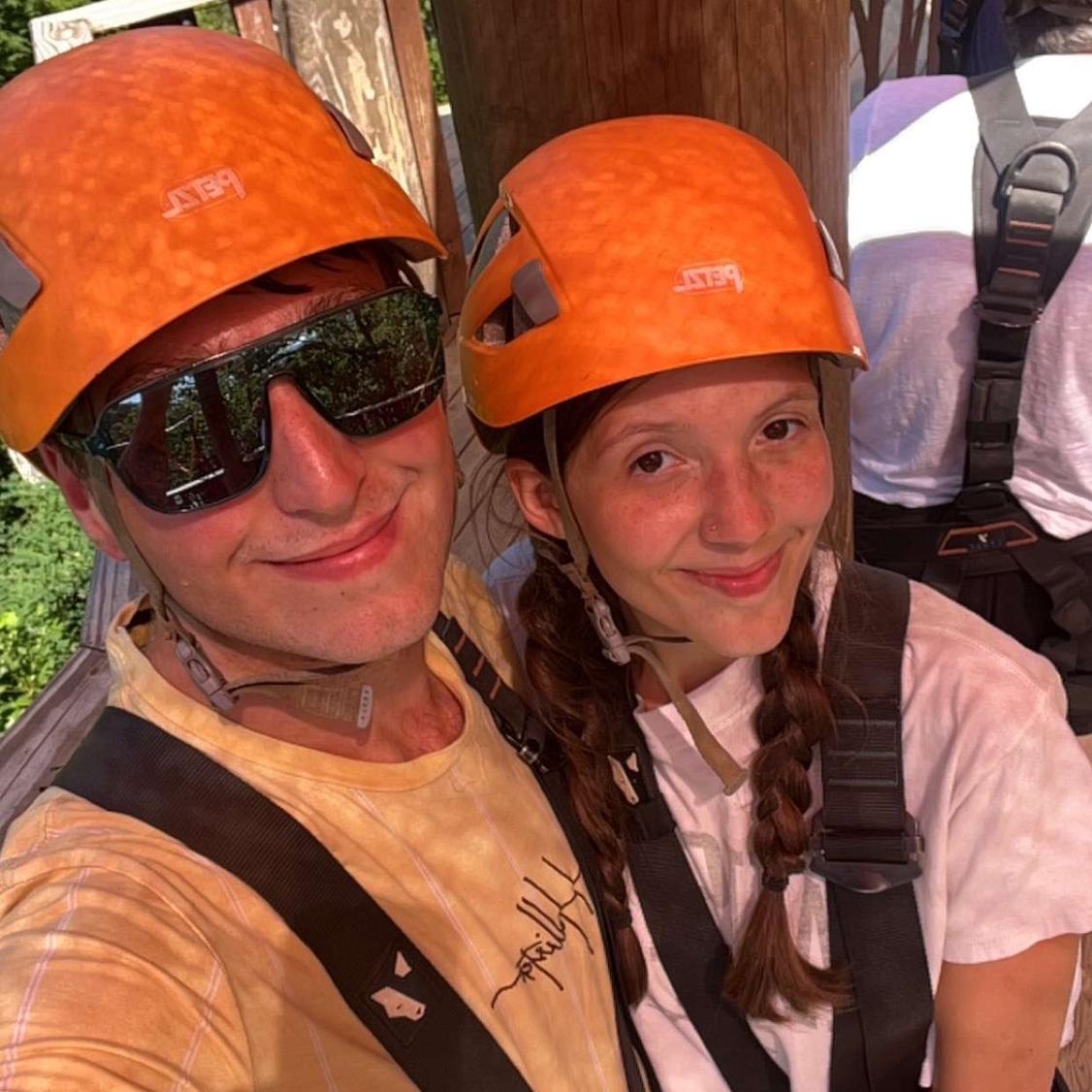 Zip line in the Smoky Mountains❤️