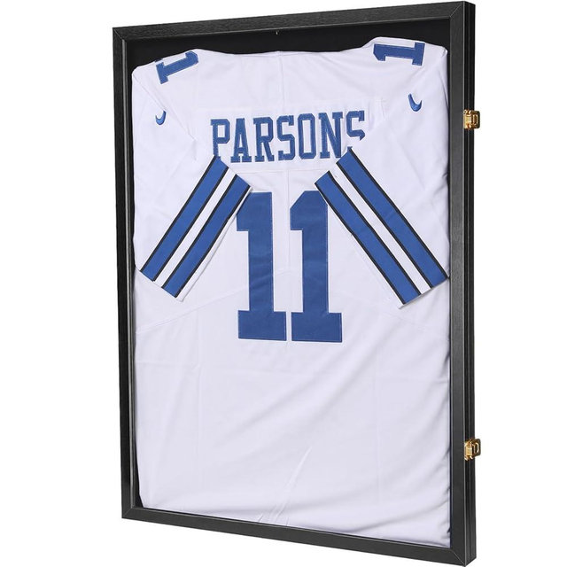 GUTAG Jersey Frame Display Case -Shadow Box with 98% UV Protection Acrylic and Hanger for Baseball Basketball Football Hockey Sport Shirt (1 Pcs, 20x30 for Adult)