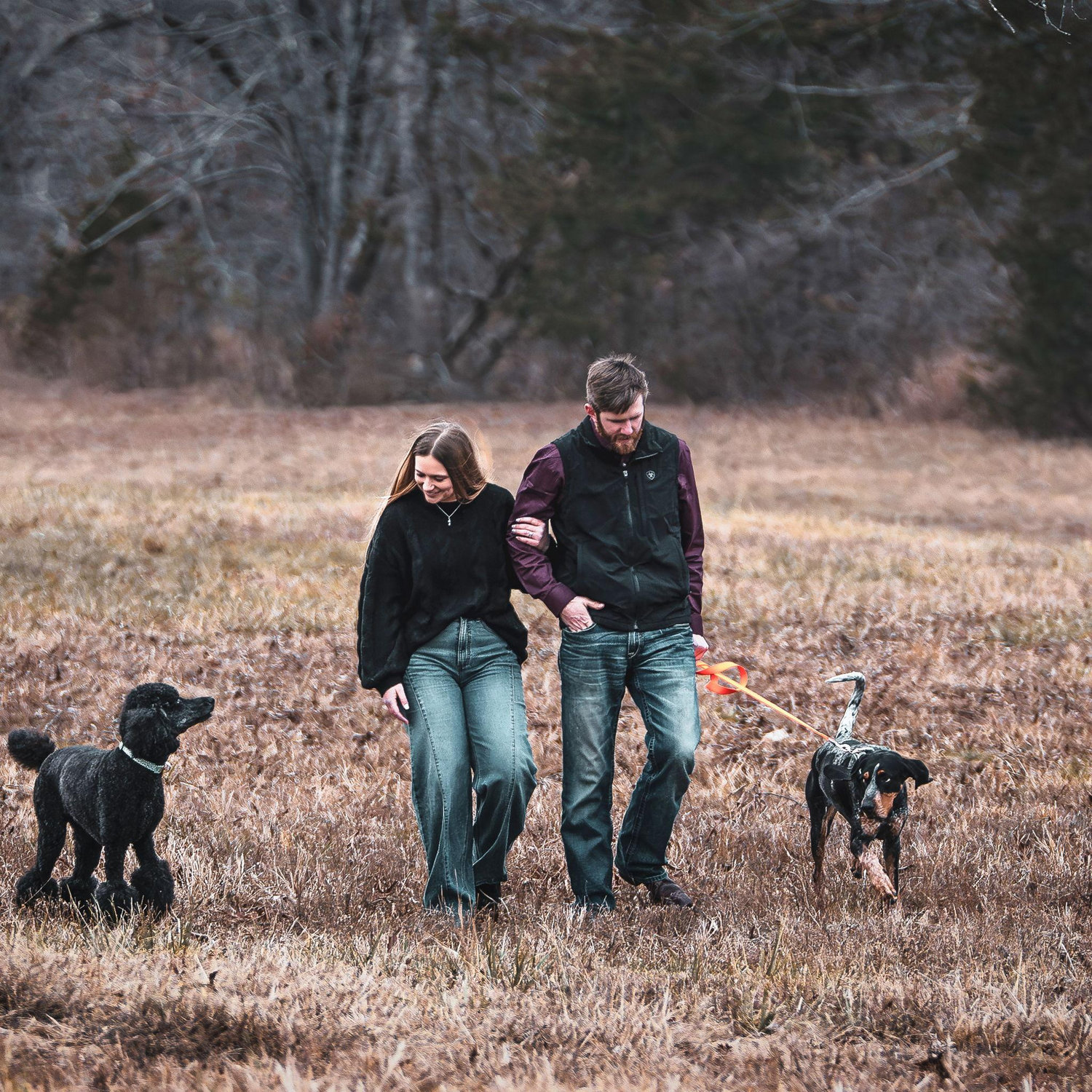 Engagement Photos with our pups
