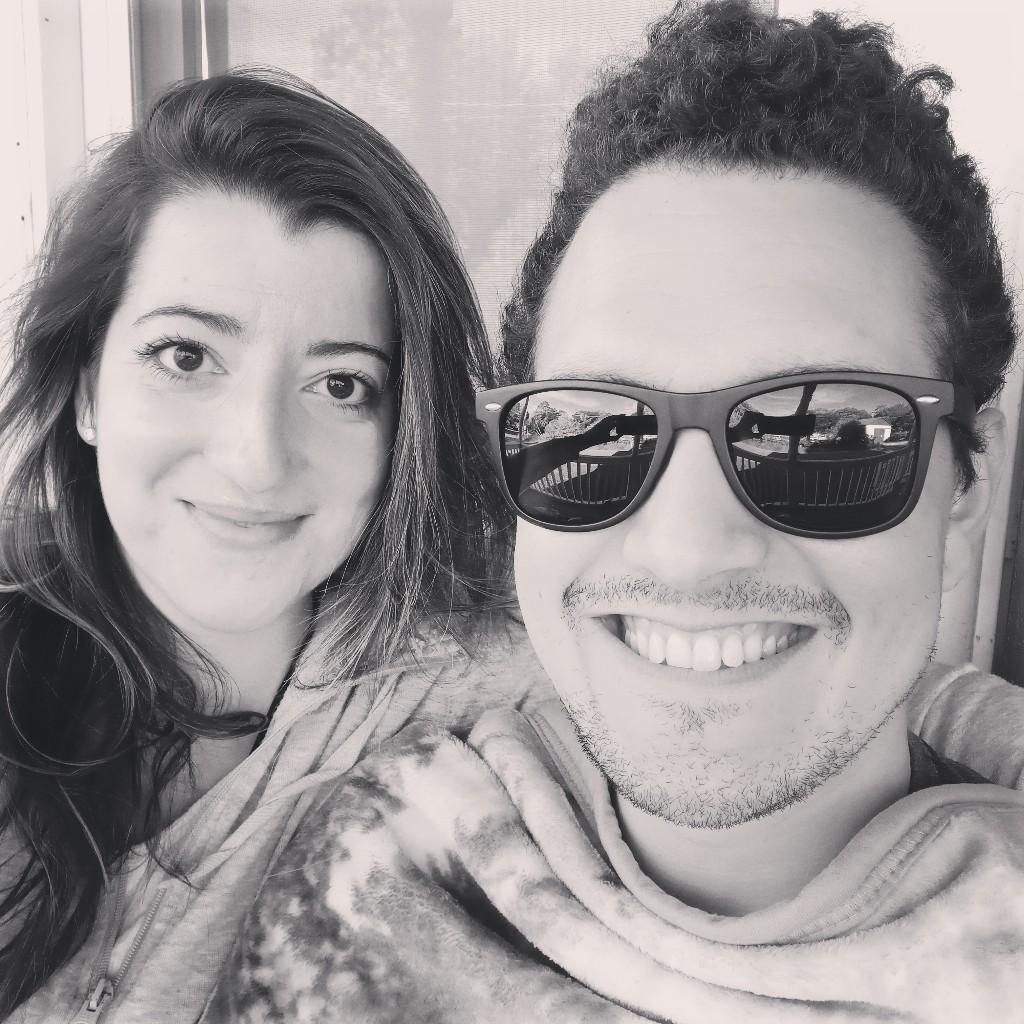 Front Porch snuggles during our first fall in our first house - September 2020
