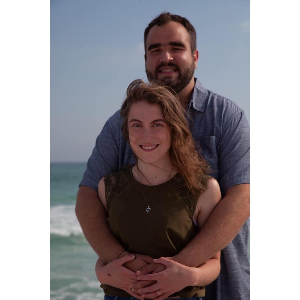 Our photoshoot at the beach after getting engaged.