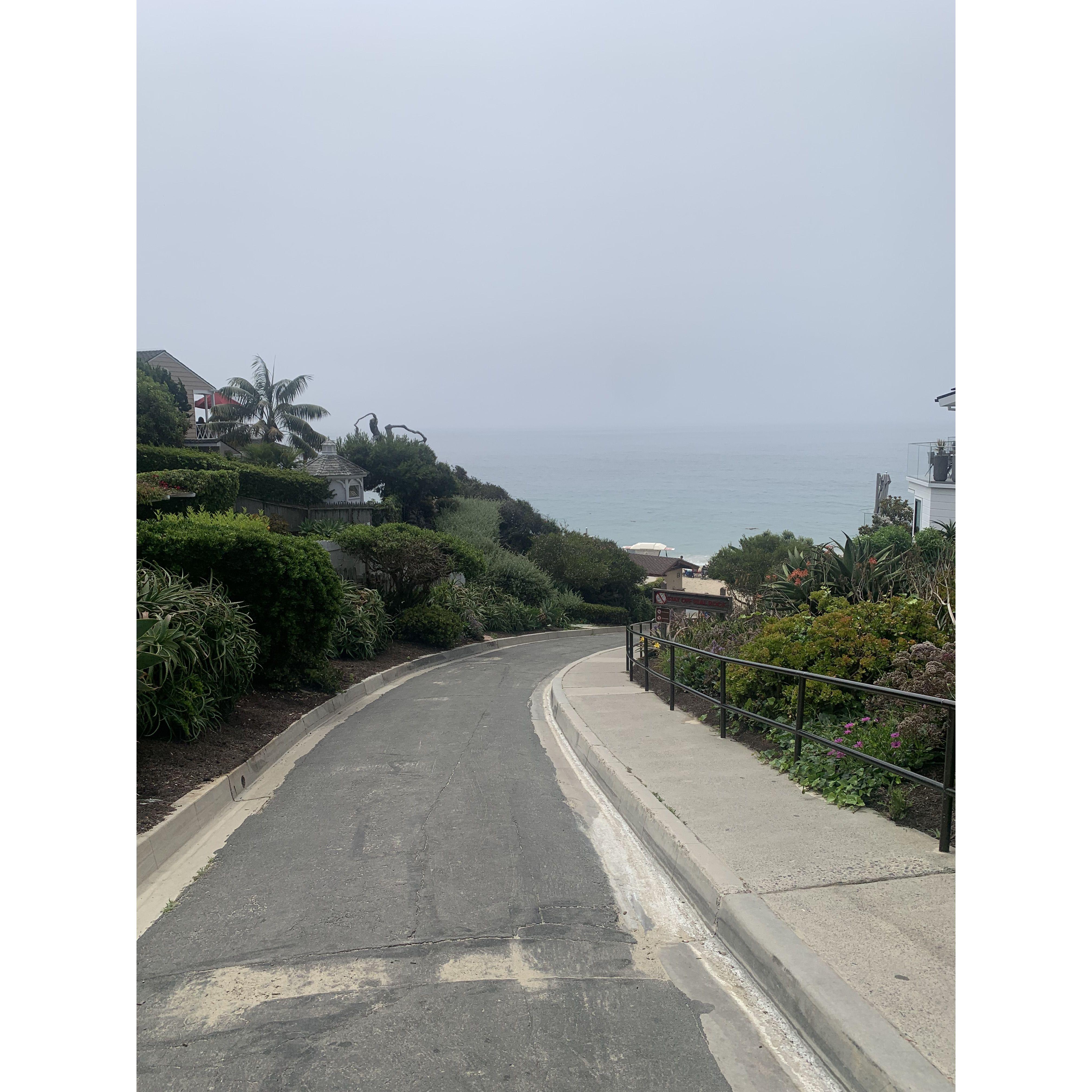 Road to the beach.