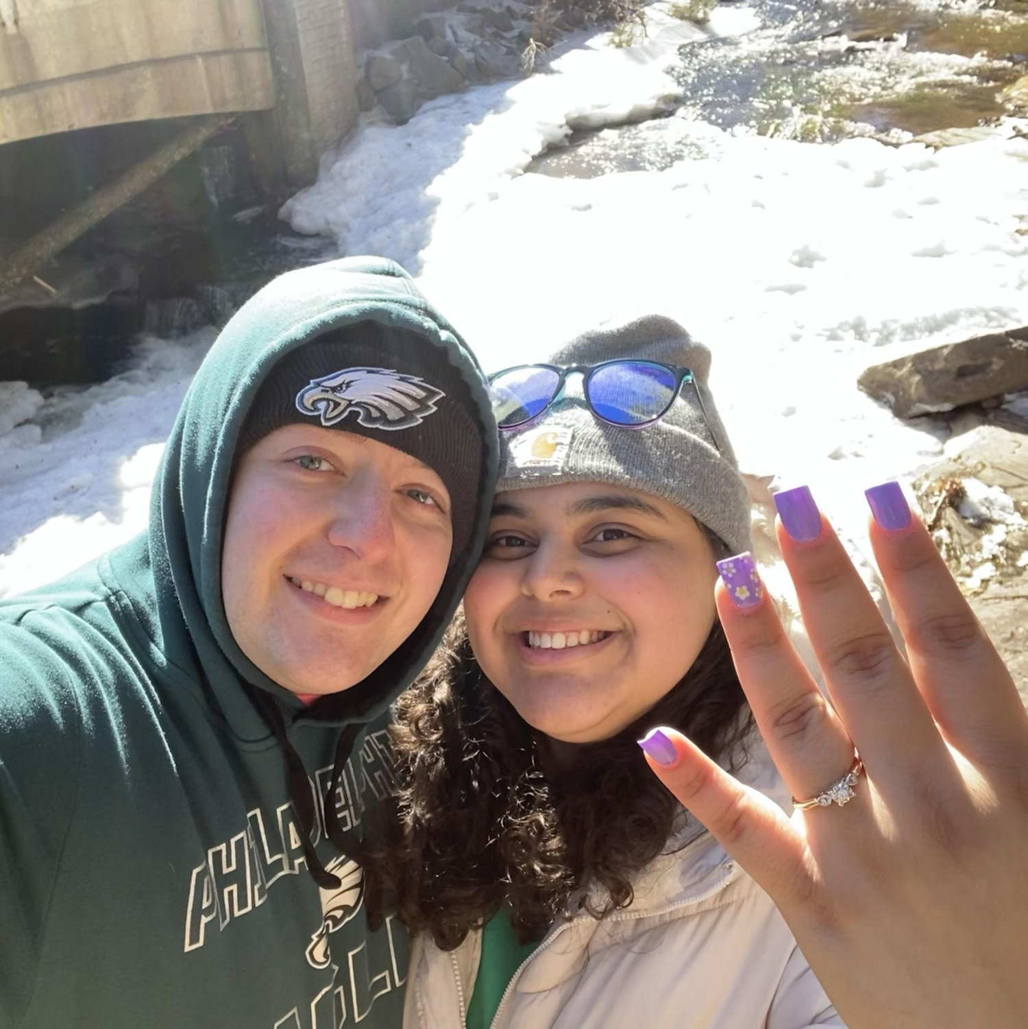 The happy couple!