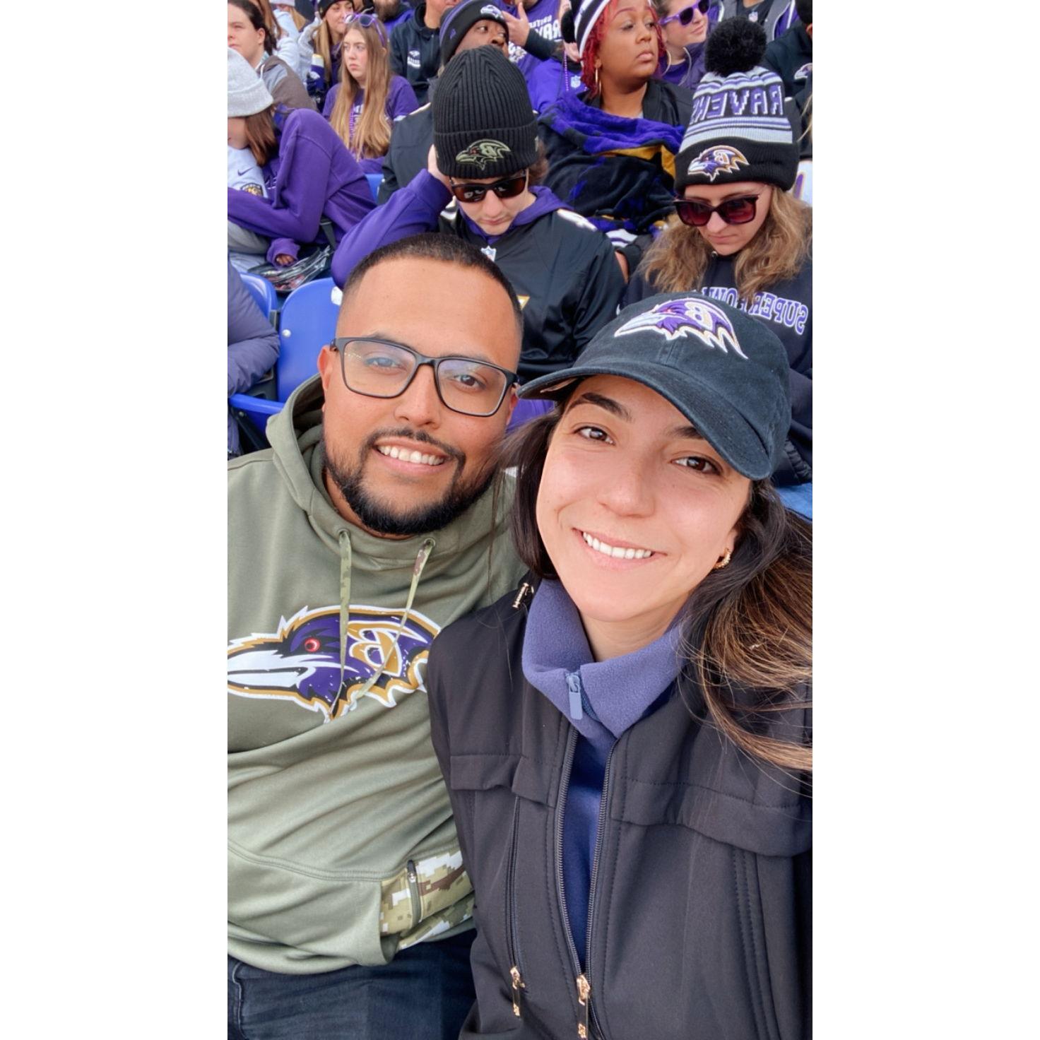Our First Raven’s Game!