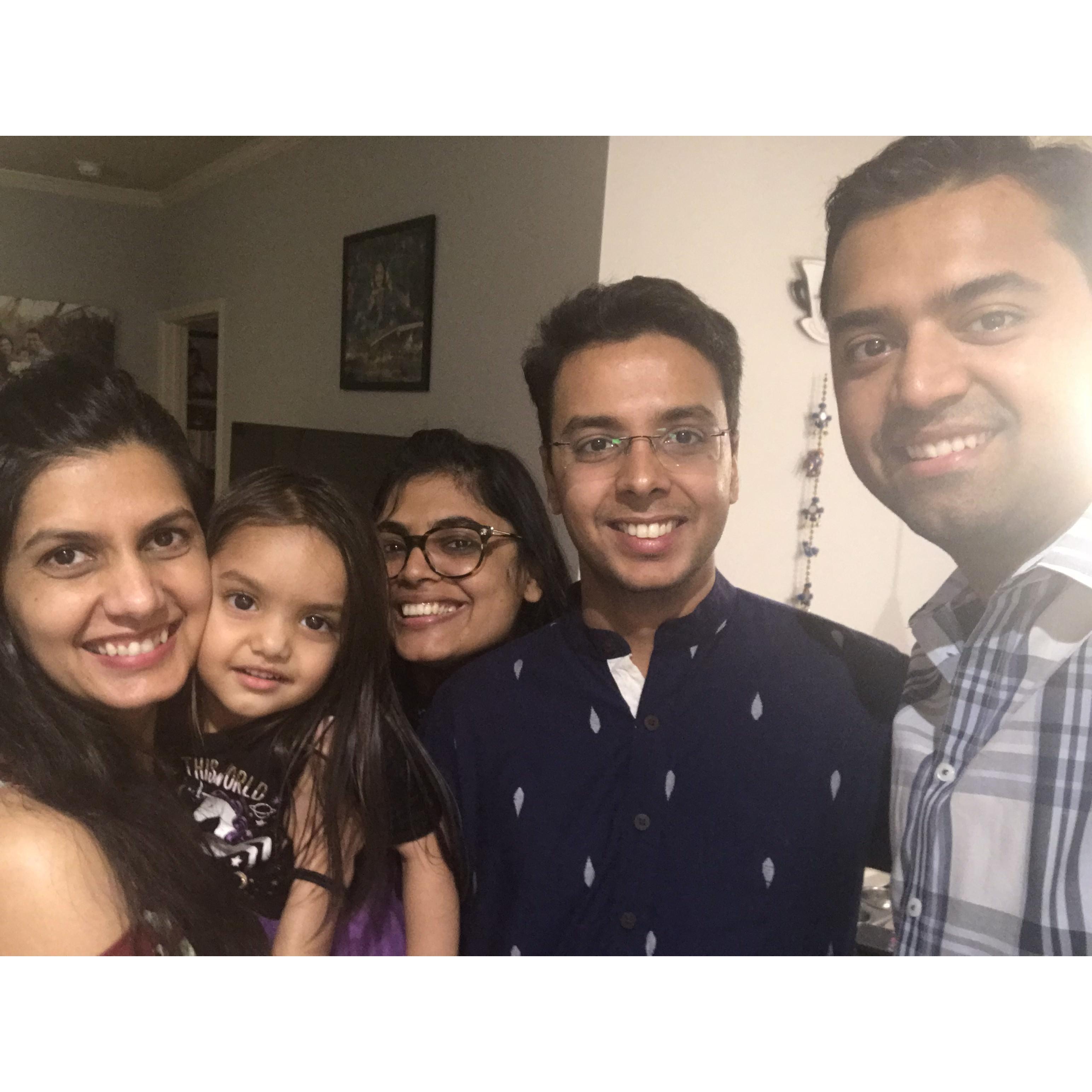 The Tewari family that we can always count on!