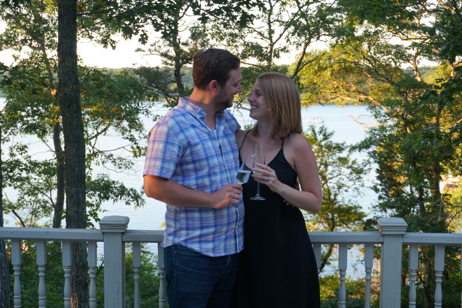 The day after we got engaged, Cape Cod, 2018