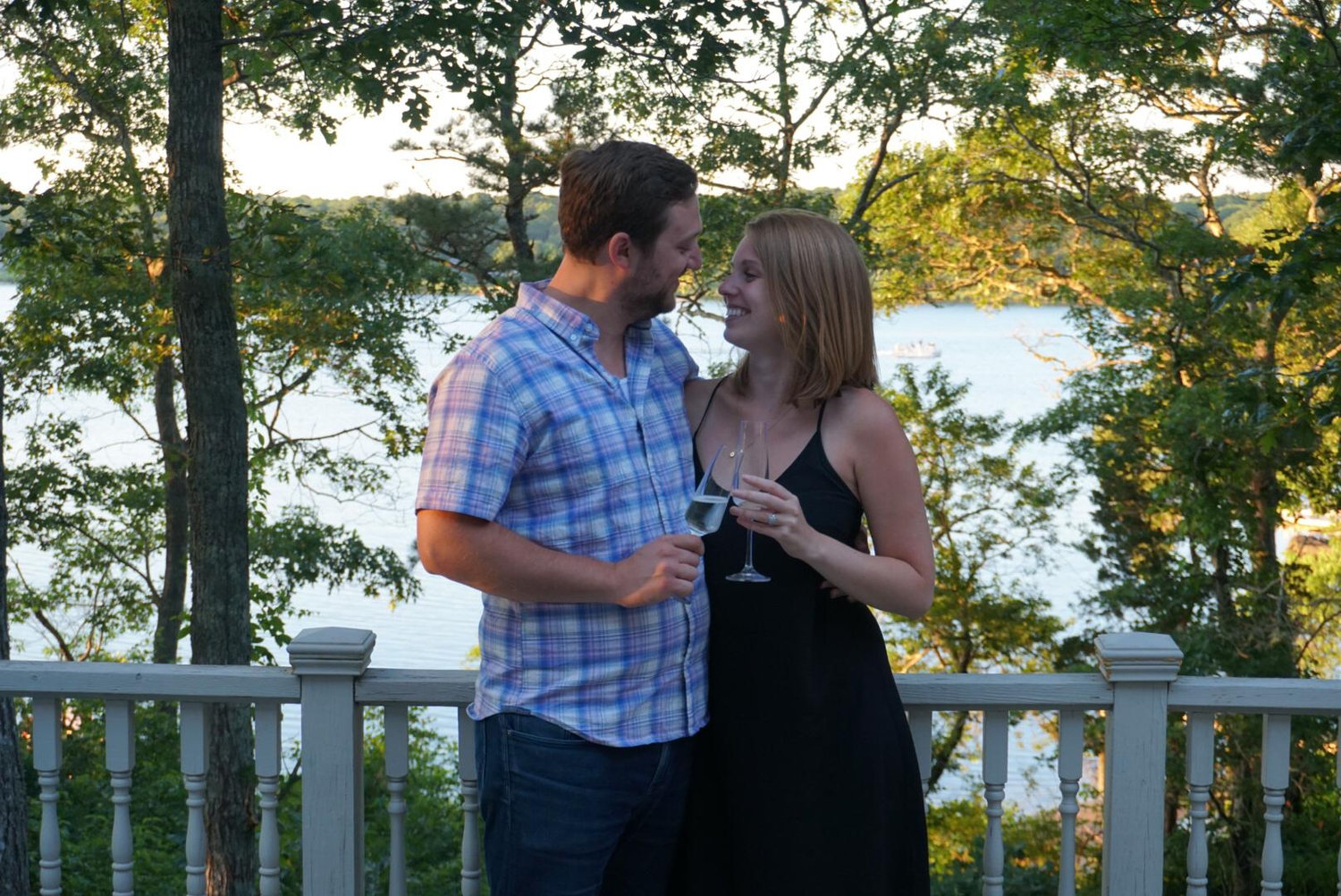 The day after we got engaged, Cape Cod, 2018