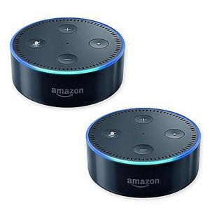 Amazon Echo Dot (2nd Generation) 2-Pack in Black