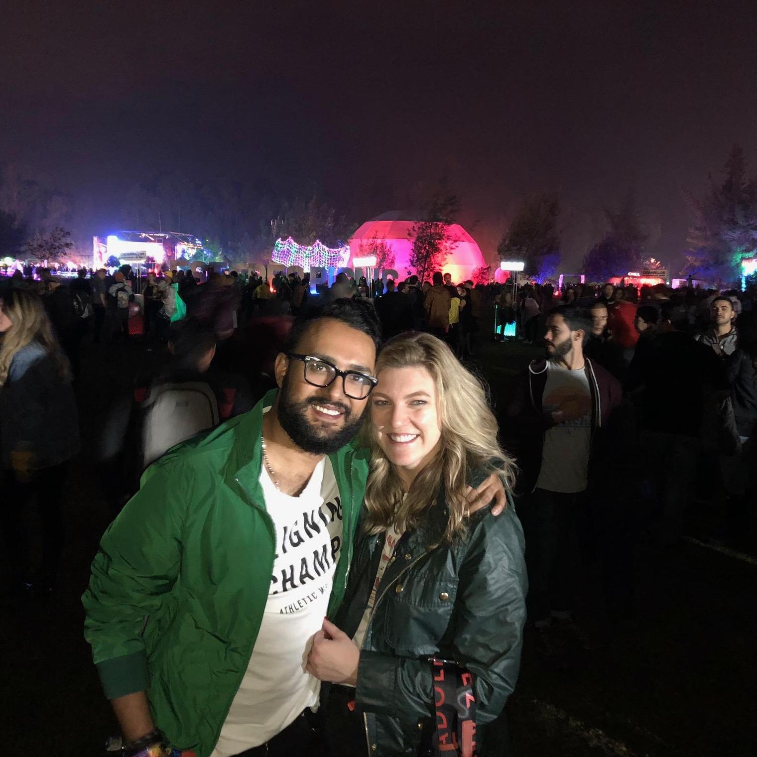 Estereo Picnic music festival. One of the many concerts we have enjoyed together!