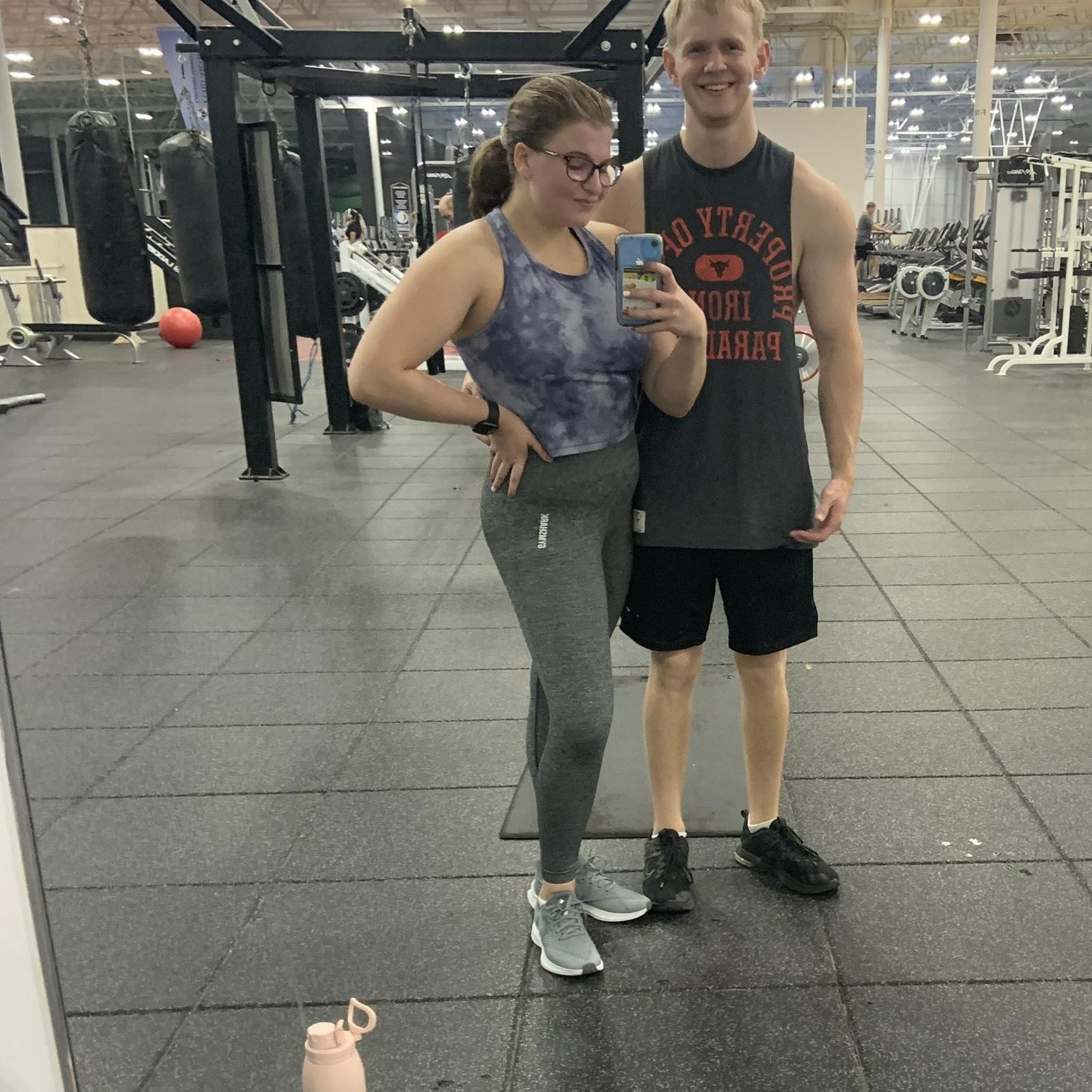 One of Our Very First Dates! Are you surprised it was at the gym? We sure aren’t! Some things never change, and staying active together has been part of our story from the very beginning.