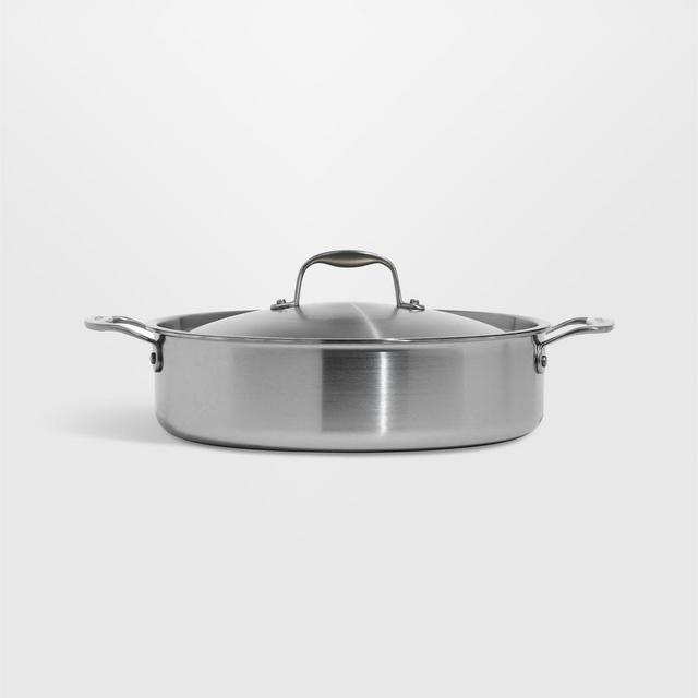 Made In Stainless Clad 6-Qt. Rondeau with Stainless Steel Hardware