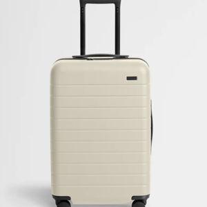 Shop The Bigger Carry-On suitcase in Salt White | Away