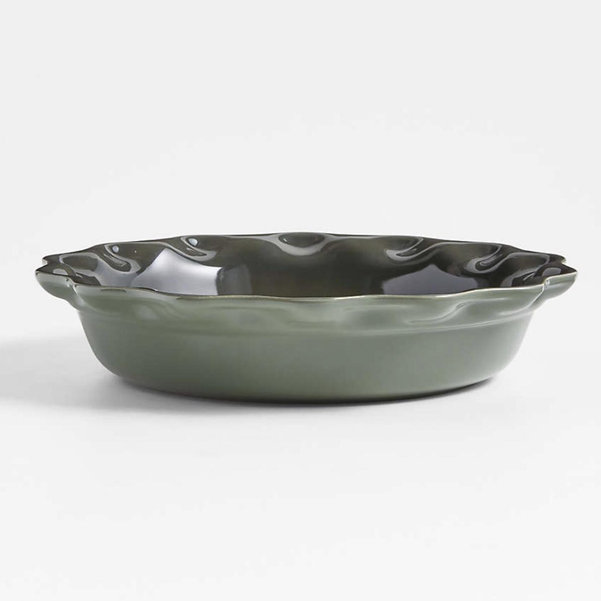 Le Creuset ® Heritage 9" Thyme Ceramic Pie Dish