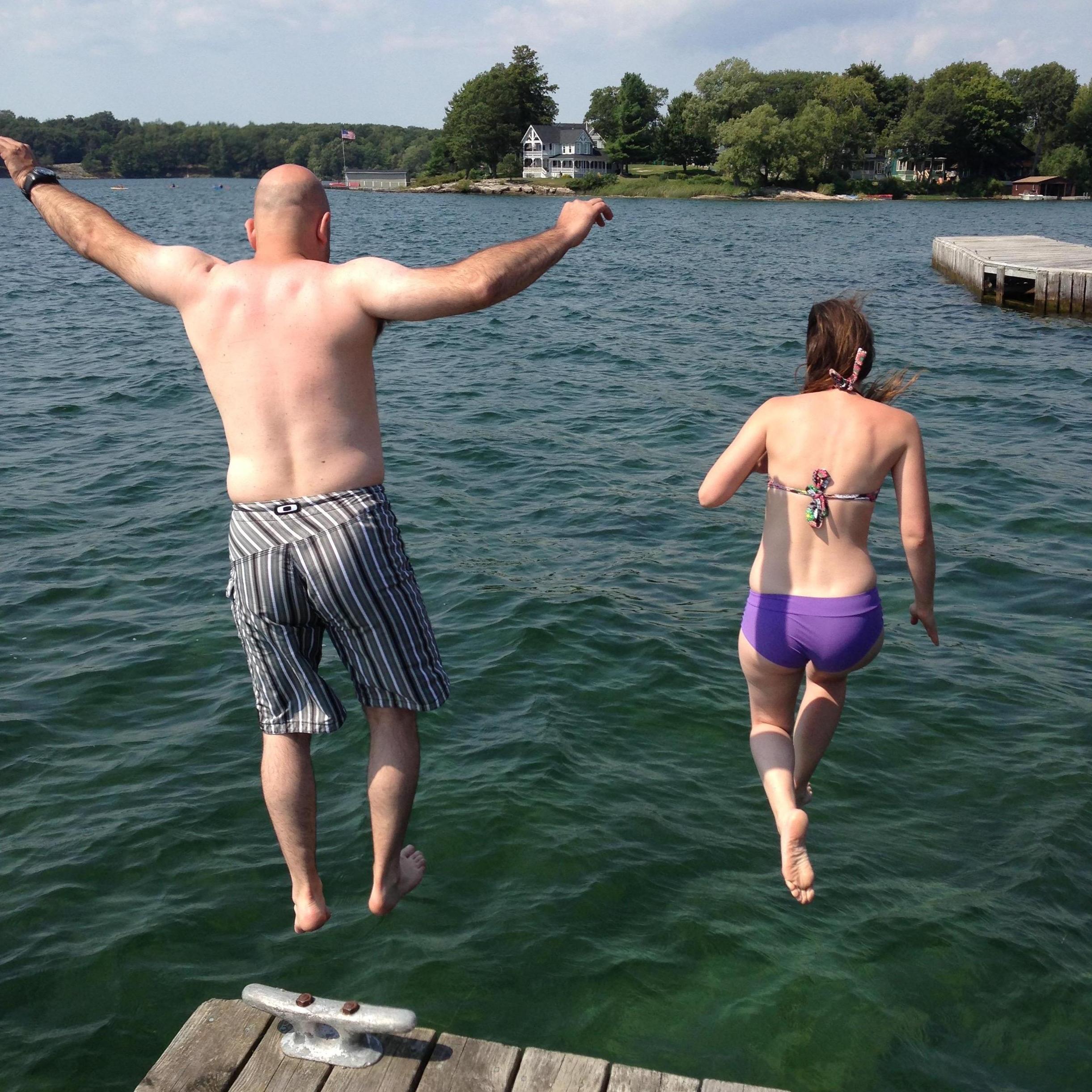 First St. Lawerence River Jump!!